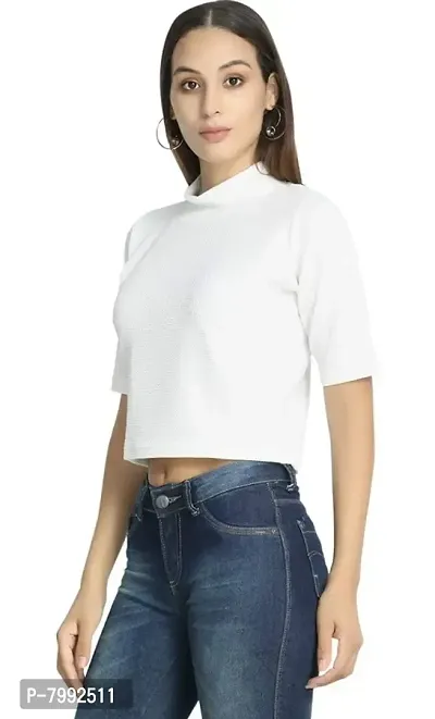 The Bebo Women's Slim Fit Crop Top-thumb3