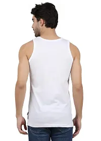 JUGULAR Men's Cotton Printed Vest-(Pack of 3) (Red,White,Grey, Medium)-thumb2