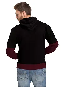 JUGULAR Men's Cotton Cut Sleeve Hooded Sweatshirt-thumb2