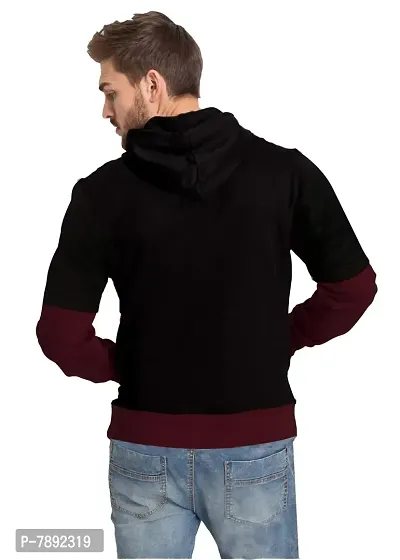 JUGULAR Men's Cotton Cut Sleeve Hooded Sweatshirt-thumb3