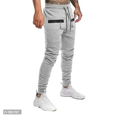 JUGULAR Men's Cotton Track Zip Pant and Joggers-thumb0