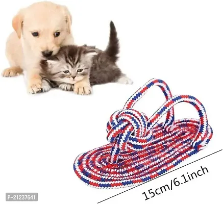 Toys for Puppies + Chew Rope Toys for Small to Medium Dogs Teeth Cleaning Chew Toys, Puppy Teething Toys Including Puppy Chews  Rope Dog Toys - Pack of 5-thumb5