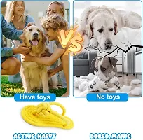 New Dog Chew Toys for Puppies  Small Medium Dogs, Puppy Chew Toys for Teething, Interactive Dog Rope Toys for Boredom, Rubber Dog Chew Bone - Color May Vary-thumb2