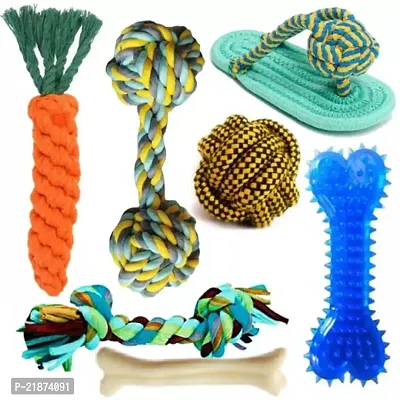 New Dog Chew Toys for Puppies  Small Medium Dogs, Puppy Chew Toys for Teething, Interactive Dog Rope Toys for Boredom - Color May Vary