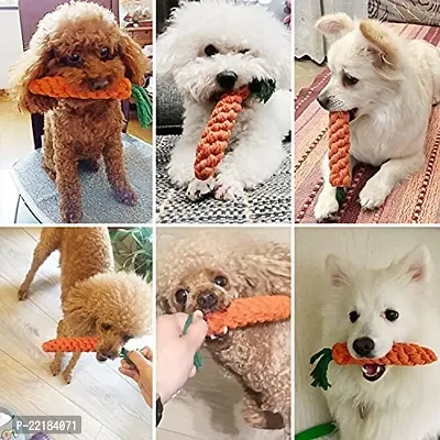 Dog Toys + Dog Chew Toys + Puppy Teething Toys + Rope Dog Toy + Dog Toys for Small to Medium Dog Toys + Dog Toy Pack + Tug Toy + Dog Toy Set + Washable Cotton Rope for Dogs (5 Pack)-thumb4