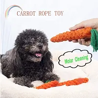 HEAR DOGGY Rope Toys for Dogs, Puppy Chew Teething Rope Toys Set of 4 Durable Cotton Dog Toys for Playing and Teeth Cleaning Training Toy 4 in1 Pack of 4 Toys (Buy One Get One Chew Bone Free)-thumb4