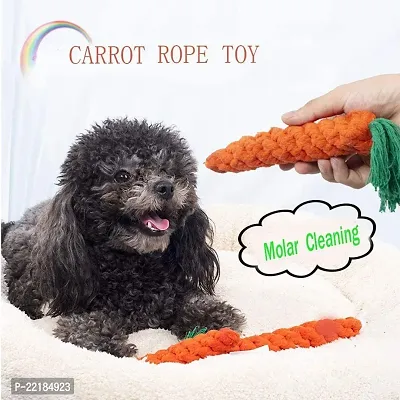 HEAR DOGGY Rope Toys for Dogs, Puppy Chew Teething Rope Toys Set of 4 Durable Cotton Dog Toys for Playing and Teeth Cleaning Training Toy 4 in1 Pack of 4 Toys (Buy One Get One Chew Bone Free)-thumb5