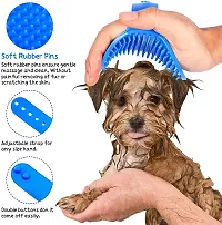 Hear Doggy 7 in 1 Dog Grooming Kit Bath Brush| | Toothbrush | Double Side Comb | Nail Cutter | Nail Filler | Pet Self Cleaning Slicker Brush | Chew Bone | Pet Spa Kit-thumb1