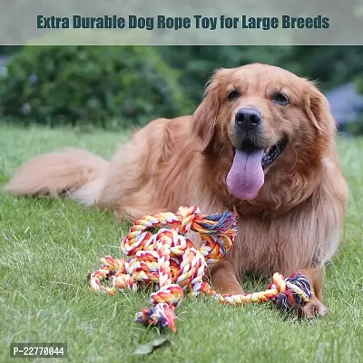 Hear Doggy Spider 6 Legs Dog Rope Ball for Puppy Teething, Adult Dog Toys for Medium  Large Dogs-thumb2