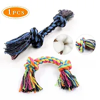 New Tug Dog Rope Toy for Chewing Teething, Dental Dog Chew Toys for Medium  Large Breed Dogs - Color May Vary-thumb1