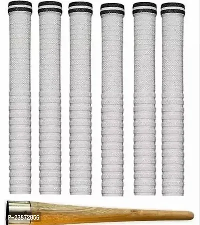 Set Of 6 Cricket Bat Handle Grip With Cone Rps Sports-thumb0