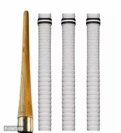 Set Of 3 Cricket Bat Handle Grip With Cone Rps Sports-thumb0