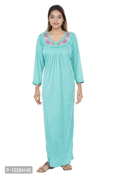 Buy Nighty Full Sleeves for Women Hosiery Cotton Maxi Gown Online In India  At Discounted Prices