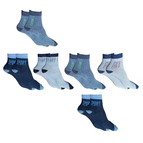 MJE Unisex Cotton Ankle Length Casual Socks