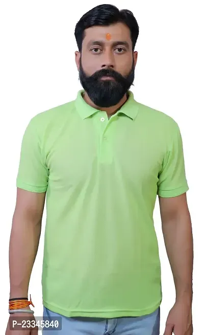 ME Solid Polo T Shirts for Men-thumb3