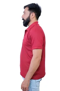 ME Solid Polo T Shirts for Men-thumb3