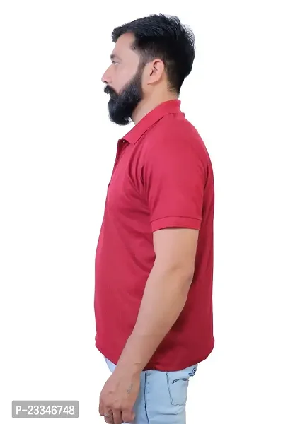 ME Solid Polo T Shirts for Men-thumb4