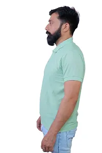 ME Solid Polo T Shirts for Men-thumb3