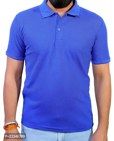 ME Solid Polo T Shirts for Men