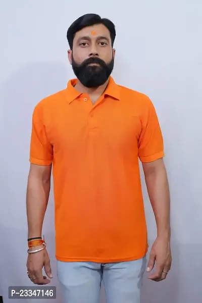 ME Solid Polo T Shirts for Men-thumb3