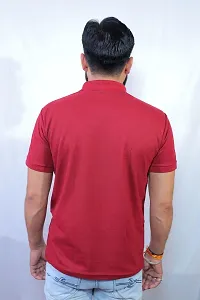 ME Solid Polo T Shirts for Men-thumb1