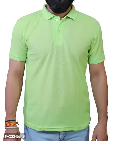 ME Solid Polo T Shirts for Men