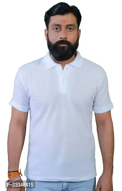 ME Solid Polo T Shirts for Men-thumb3