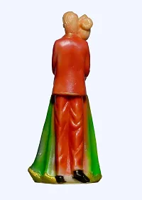 ATUT Love Couple Statue Showpiece, in Multicolor, in Medium Size Unbreakable- 19cm-thumb3