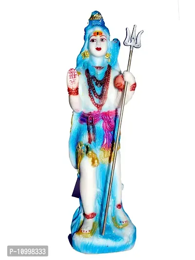 ATUT Shiv Murti, Idol, Statue in Standing Position in Big Size and Multicolor, Unbreakable - 29 cm-thumb0