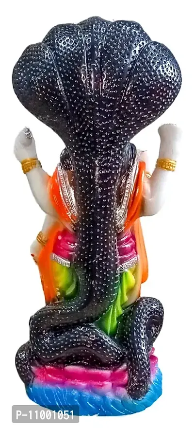 ATUT Vishnu Murti in Seshnag Idol, Multicolour, Made up of PVC,Rubber, in Very Big Size, Unbreakable- 30 cm-thumb4