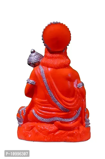 ATUT Unbreakable Hanuman Idol (RED, 25cm, Big)-thumb2