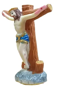 ATUT Jesus Christ Statue for Home Decor and car Dashboard, Made up of PVC, Unbreakable,-16cm --thumb2