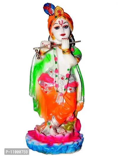 ATUT Kamal Krishna Murti, Idol in Standing Position in Medium Size, in Multicolour, Unbreakable - 21 cm