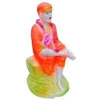 ATUT Sai Baba Murti,Idol ,Statue in Red Colour Unbreakable-22cm-thumb1