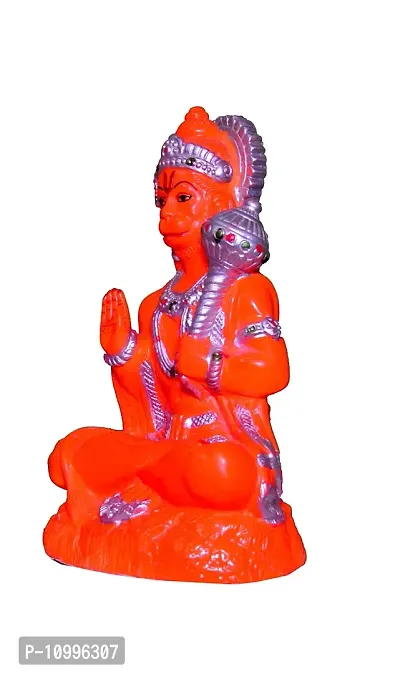 ATUT Unbreakable Hanuman Idol (RED, 25cm, Big)-thumb4