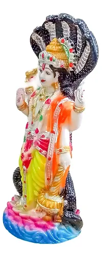 ATUT Vishnu Murti in Seshnag Idol, Multicolour, Made up of PVC,Rubber, in Very Big Size, Unbreakable- 30 cm-thumb2