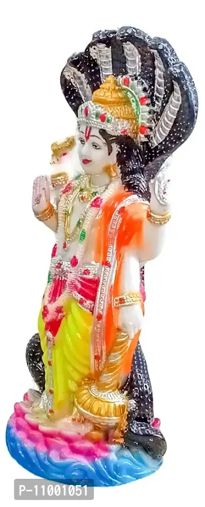 ATUT Vishnu Murti in Seshnag Idol, Multicolour, Made up of PVC,Rubber, in Very Big Size, Unbreakable- 30 cm-thumb3