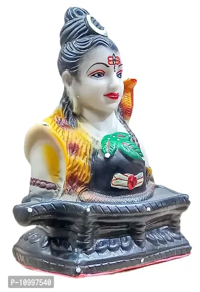 ATUT Shiva Murti,Idol, Statue for Home puja and Home Decor in Medium Size, Multicolour,Made up of PVC, Unbreakable- 18.5 cm-thumb2