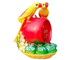 ATUT Parrot Statue showpiece Figurine Bird for Home Decor, Unbreakable- 20cm-thumb1