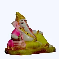 ATUT Ganesh Idol, Murti in Big Size, in Multicolor, for Home Temple, Unbreakable- 20 cm-thumb1