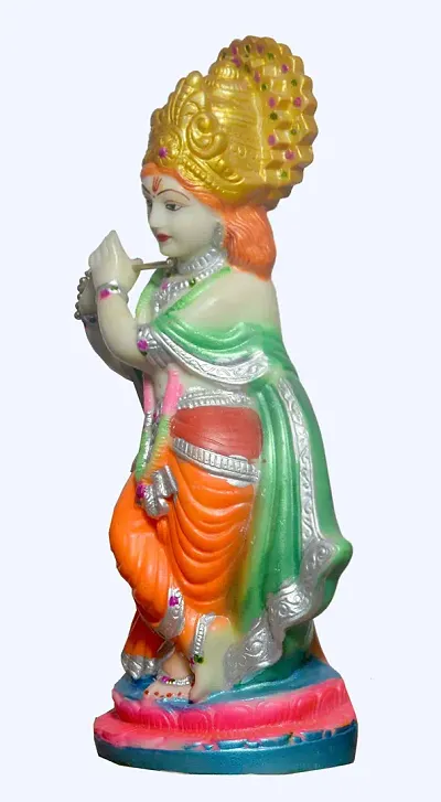 ATUT Krishna Idol, in Standing Position Idol (Unbreakable- 31.5 cm, in Multicolour)-thumb3