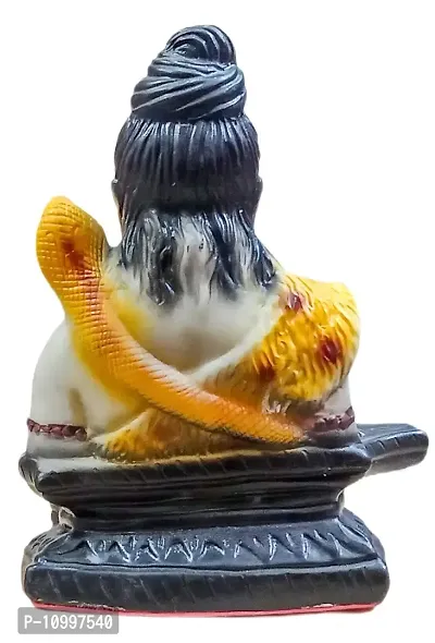 ATUT Shiva Murti,Idol, Statue for Home puja and Home Decor in Medium Size, Multicolour,Made up of PVC, Unbreakable- 18.5 cm-thumb4