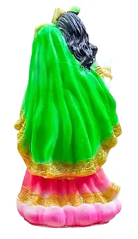 ATUT Unbreakable PVC Radha Krishna Idol (Medium Size - 19 cm, Multicolour)-thumb3