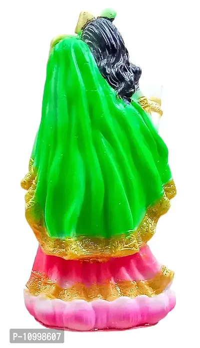 ATUT Unbreakable PVC Radha Krishna Idol (Medium Size - 19 cm, Multicolour)-thumb4