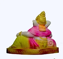 ATUT Ganesh Idol, Murti in Big Size, in Multicolor, for Home Temple, Unbreakable- 20 cm-thumb3