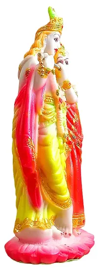 ATUT PVC Big Size Radha Krishna Idol (Multicolour, 23 cm)-thumb1