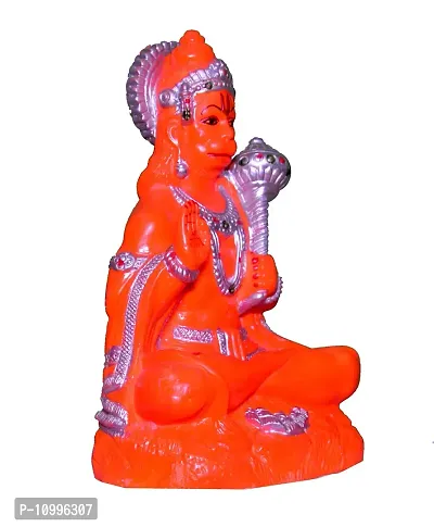 ATUT Unbreakable Hanuman Idol (RED, 25cm, Big)-thumb3