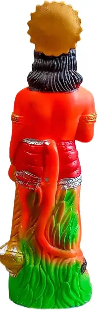 ATUT Hanuman Murti, Idol,Statue in Big in red Colour, Made up of Rubber and PVC, Unbreakable- 30 cm-thumb3