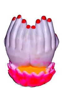 ATUT Laxmi and Ganesh Idol for Home Temple and for Decoration , in Medium Size, Multicolour, UNBREAKABKE-16 cm-thumb3