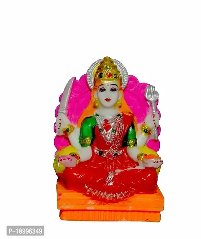 ATUT Santoshi maa Idol, murti, in Small Size, in Multicolor and Unbreakable.. Decorative Showpiece - 11.5 cm-thumb0